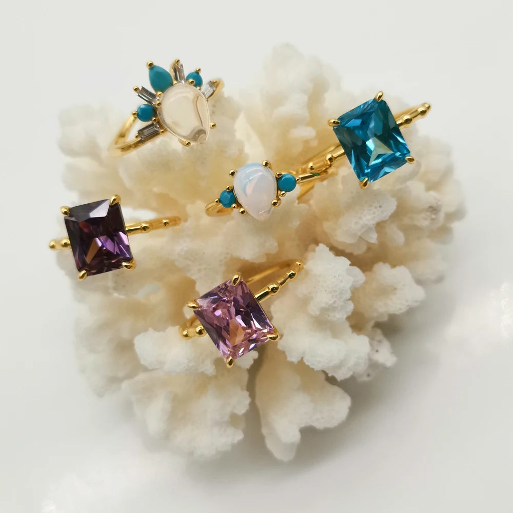 Anillo Minimalista de Plata 925 con Amatista