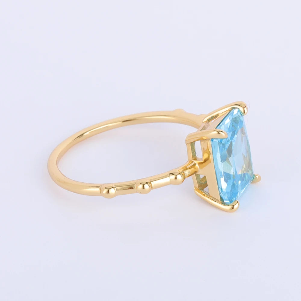 Anillo Minimalista de Plata 925 con Amatista