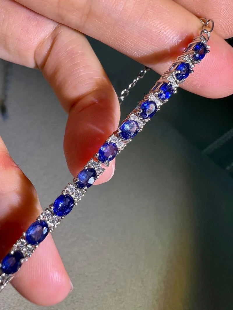 💕👌Pulsera Ajustable de Plata 925 con Rubí