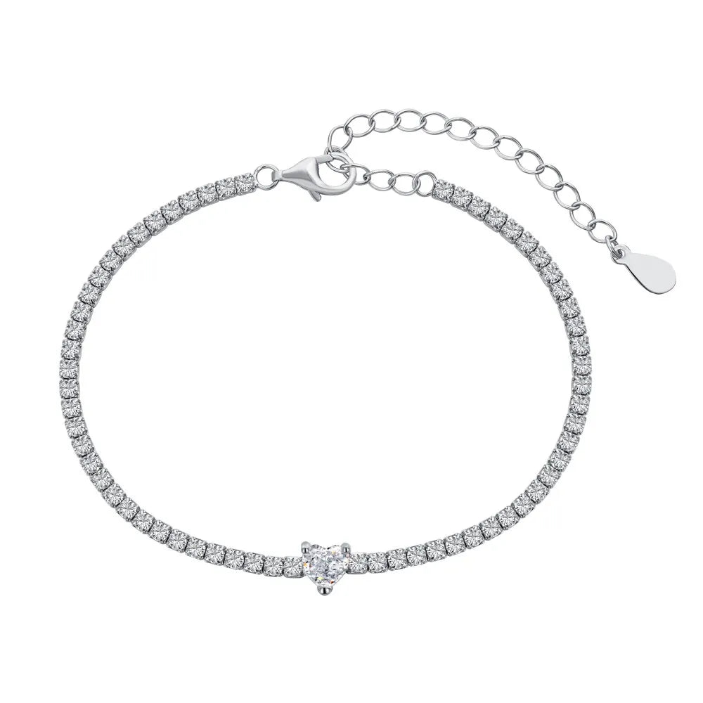 Pulsera Tennis Clásica de Plata 925 con Zirconia