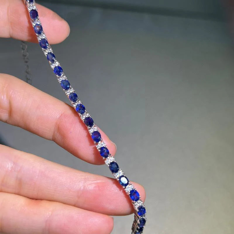 💕👌Pulsera Ajustable de Plata 925 con Rubí