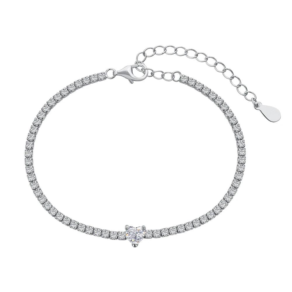 Pulsera Tennis Clásica de Plata 925 con Zirconia