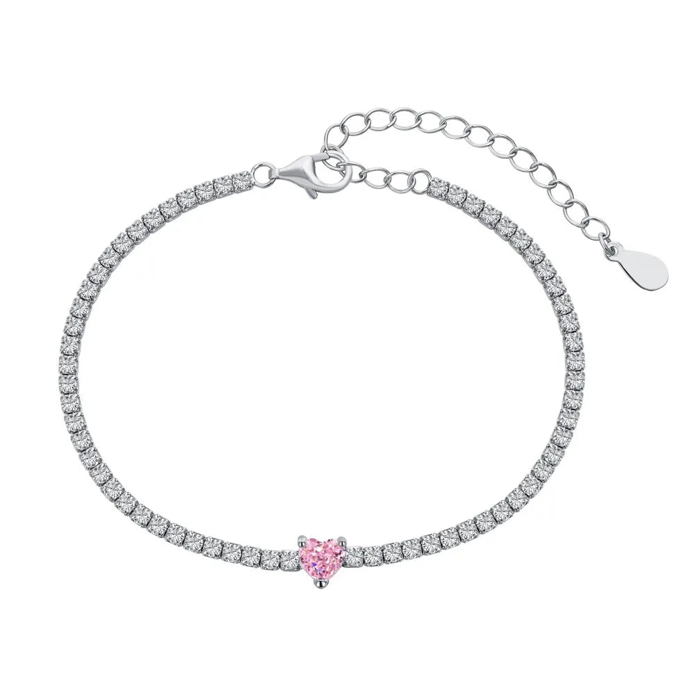 Pulsera Tennis Clásica de Plata 925 con Zirconia