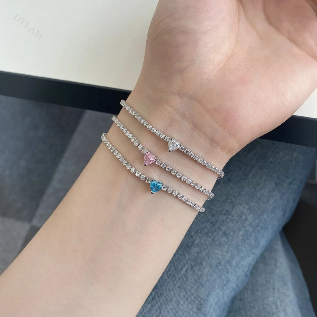 Pulsera Tennis Clásica de Plata 925 con Zirconia