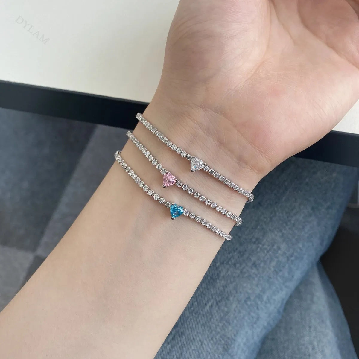 Pulsera Tennis Clásica de Plata 925 con Zirconia