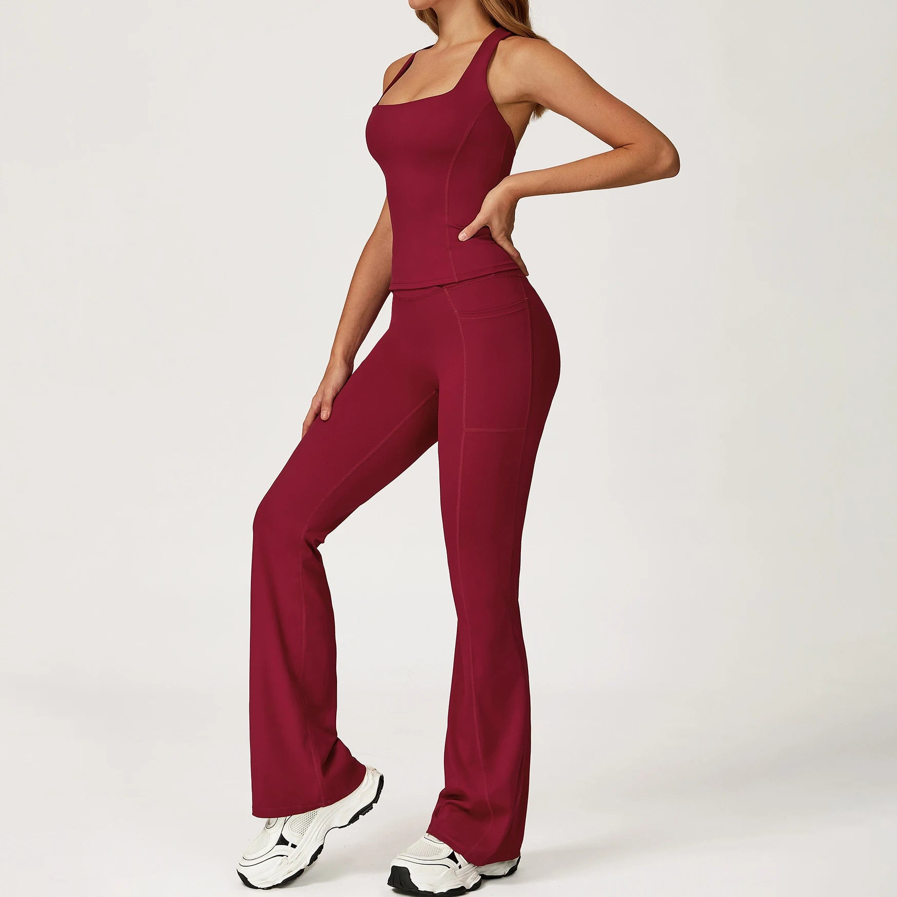 conjunto deportivo de 2 piezas para mujer y mono para otoño y invierno, apto para fitness , yoga, running y ejercicio.