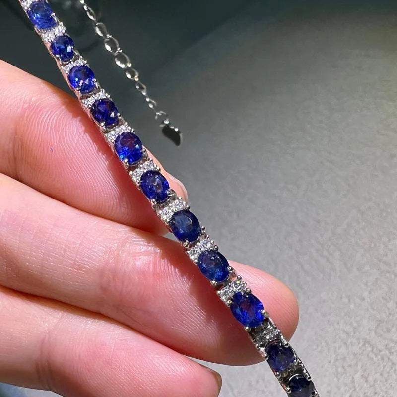 💕👌Pulsera Ajustable de Plata 925 con Rubí