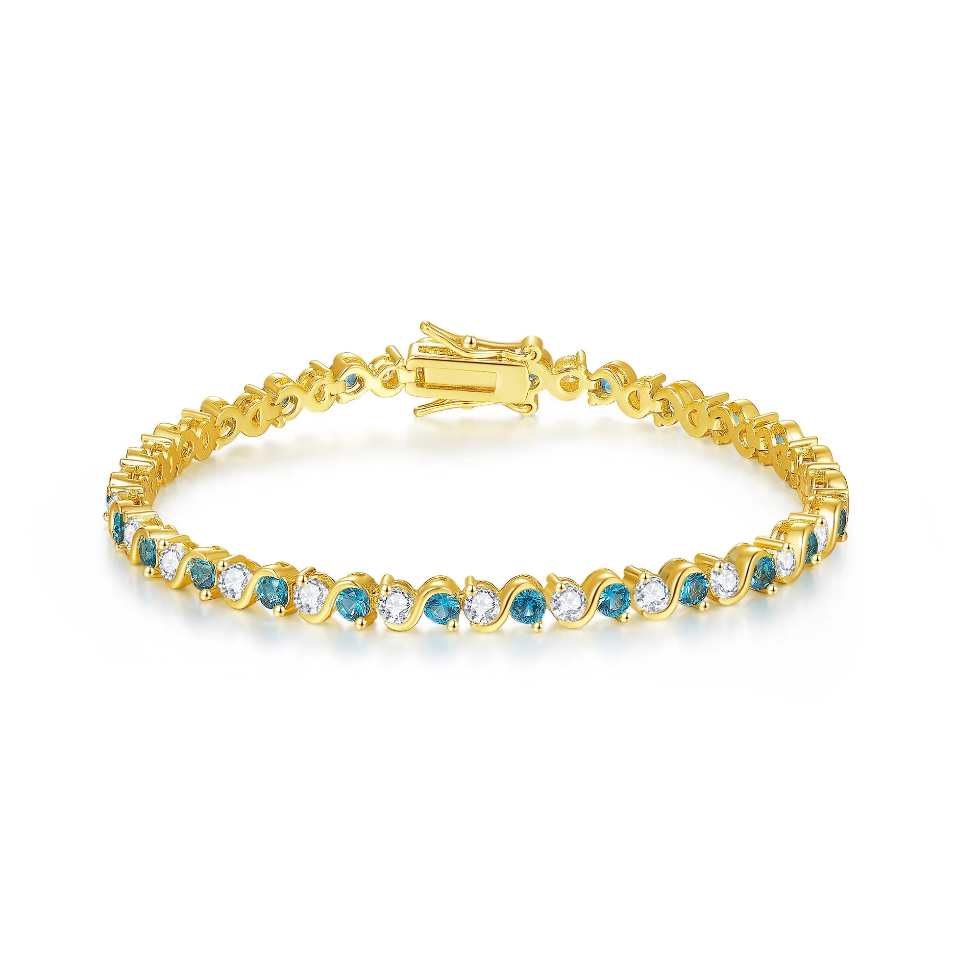 ✨ Pulsera Tennis Dorada con Zirconias – Elegancia que Brilla Contigo ✨
