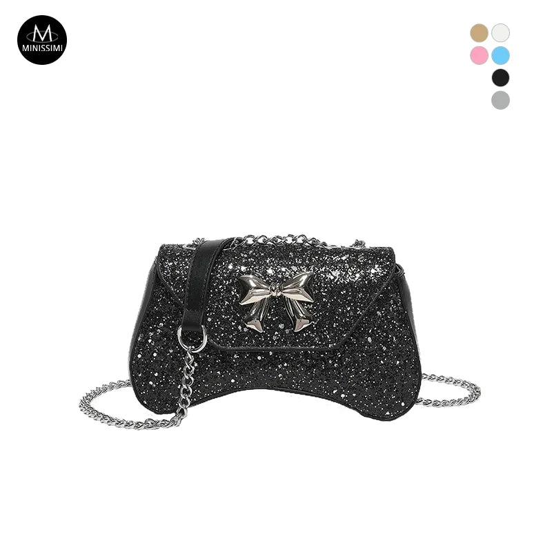 Fashion Carteras Para Mujer Evening Bags Crossbody Bag Women'S Shoulder Bags With Bow Hardware