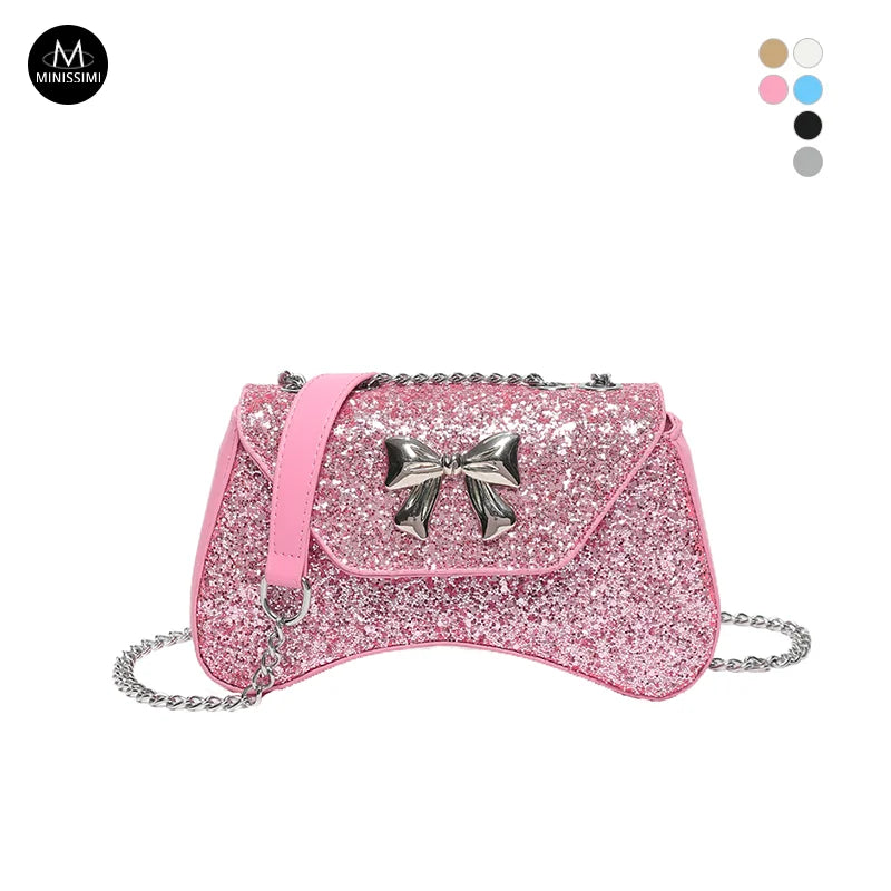 Fashion Carteras Para Mujer Evening Bags Crossbody Bag Women'S Shoulder Bags With Bow Hardware