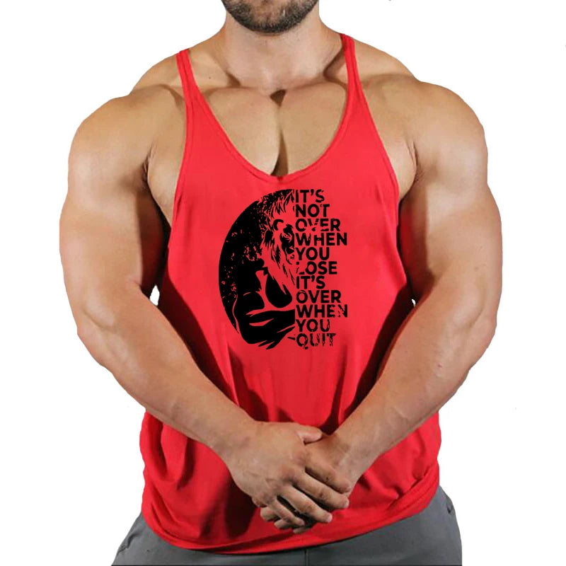 Camiseta Tank Top Hombre Fitness – Algodón Sin Mangas Estilo Bodybuilding