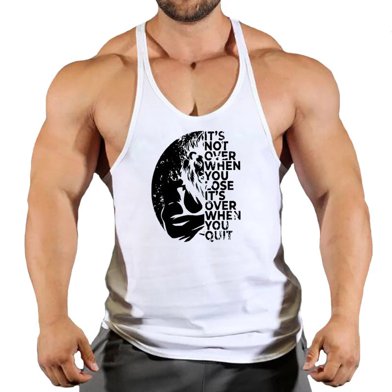 Camiseta Tank Top Hombre Fitness – Algodón Sin Mangas Estilo Bodybuilding