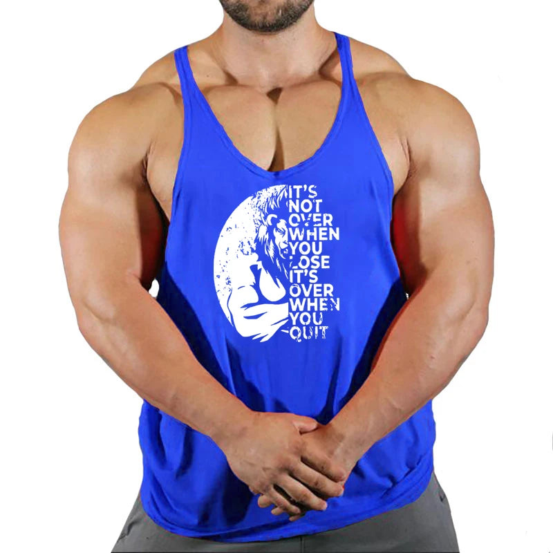 Camiseta Tank Top Hombre Fitness – Algodón Sin Mangas Estilo Bodybuilding