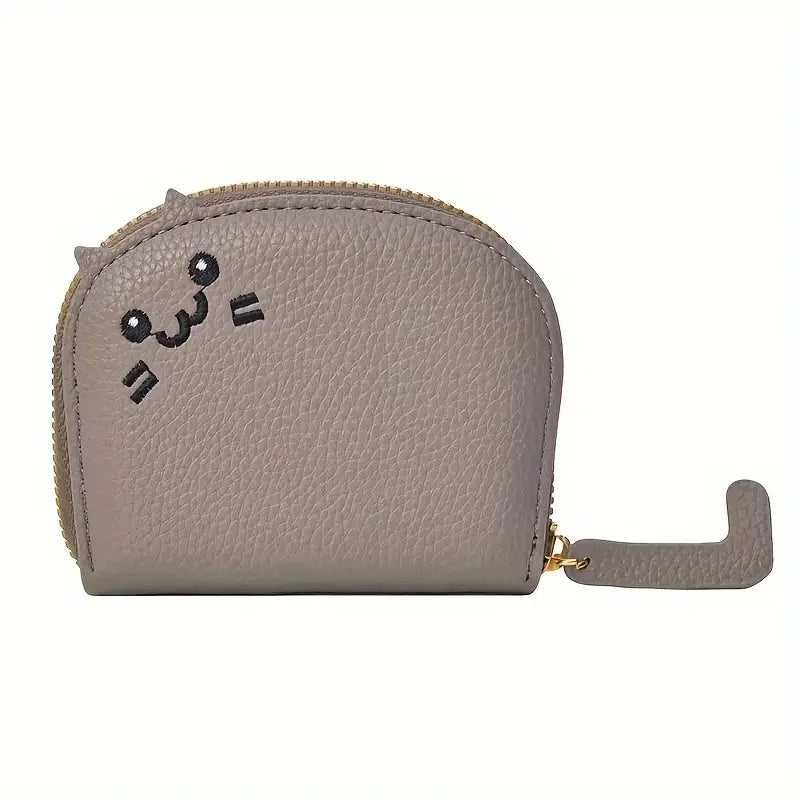 Cartera Mujer Diseño Gato – Monedero Cute con Porta Tarjetas Multiespacios