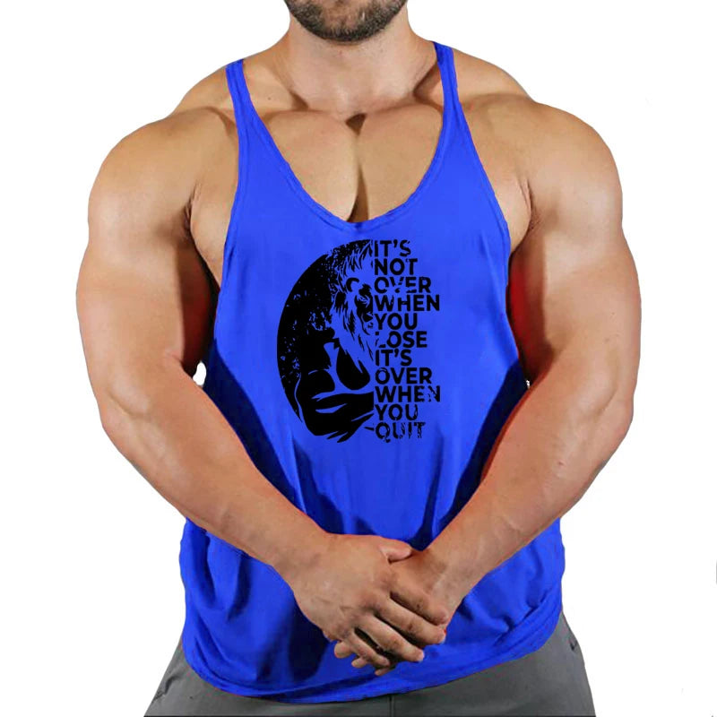Camiseta Tank Top Hombre Fitness – Algodón Sin Mangas Estilo Bodybuilding