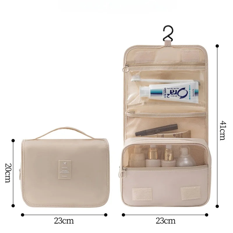 Neceser de Maquillaje de Viaje Impermeable – Organizador con Gancho
