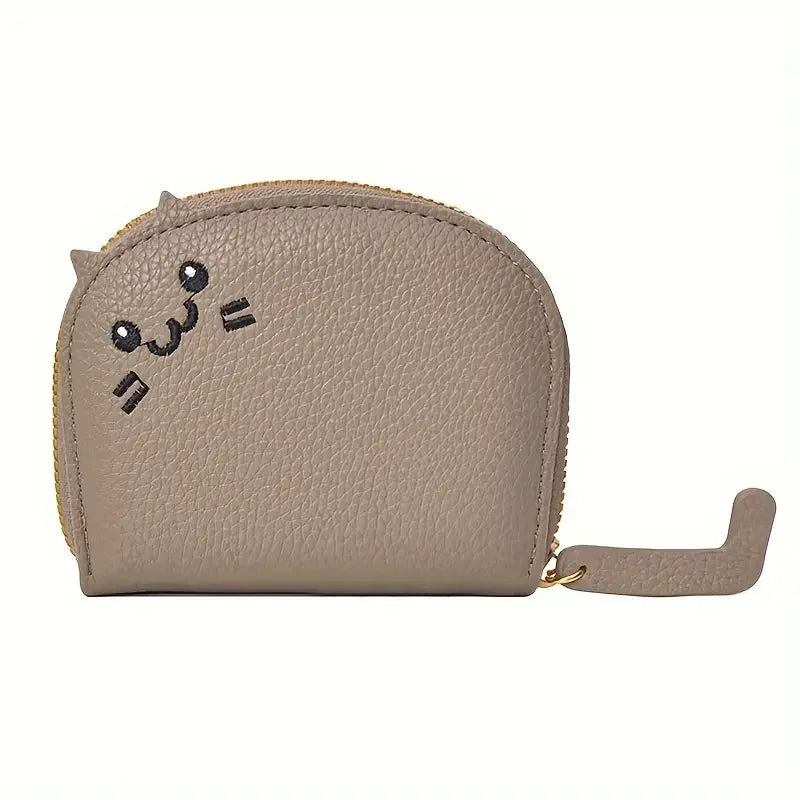Cartera Mujer Diseño Gato – Monedero Cute con Porta Tarjetas Multiespacios