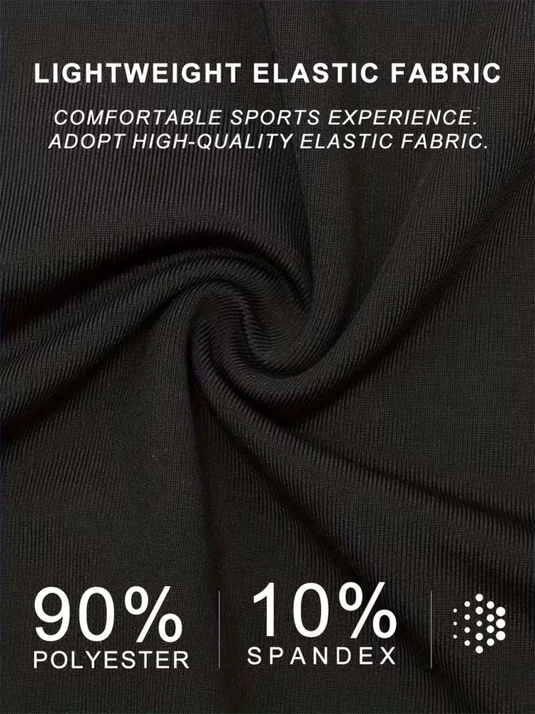 Camiseta Deportiva Hombre Gothic Fit – Ajustada, Cuello Alto y Secado Rápido (S–3XL)