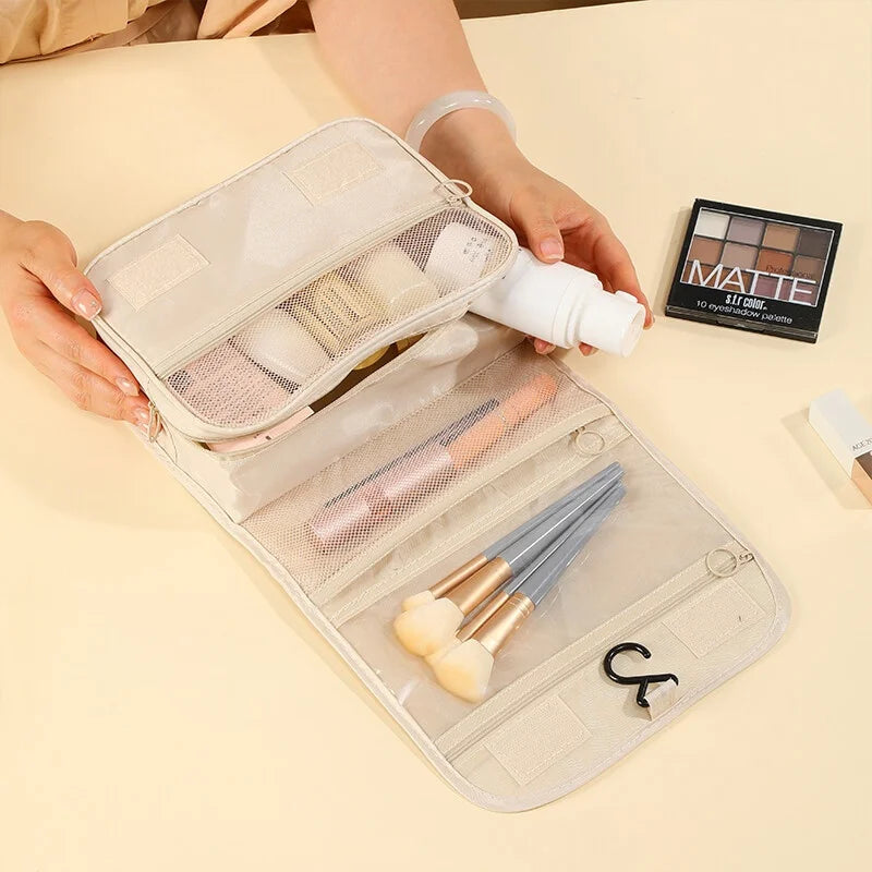 Neceser de Maquillaje de Viaje Impermeable – Organizador con Gancho