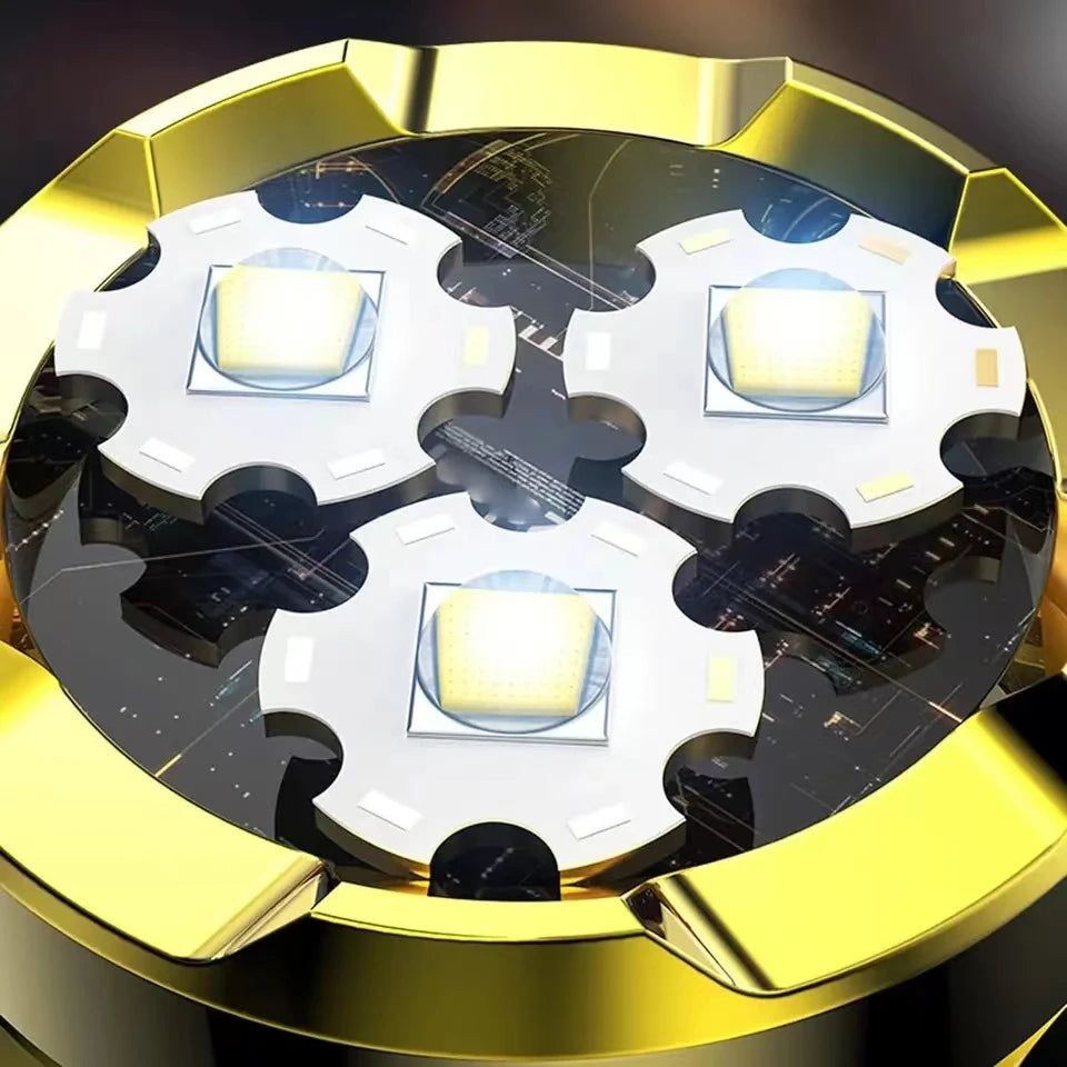 Mini Linterna LED Potente Recargable – Multifunción con Clip para Gorra