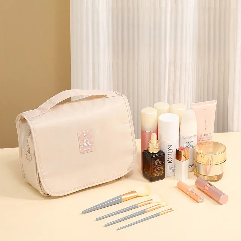 Neceser de Maquillaje de Viaje Impermeable – Organizador con Gancho